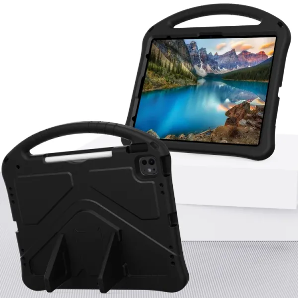 KIDDO Detský obal pre Apple iPad Pro 13 2024 / M5 2025 čierny