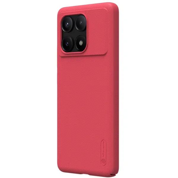 NILLKIN FROSTED Ochranný kryt pre Xiaomi Poco X6 Pro 5G červený