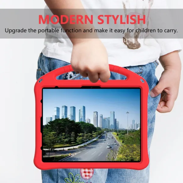 KIDDO Detský obal pre Apple iPad Pro 13 2024 / M5 2025 červený
