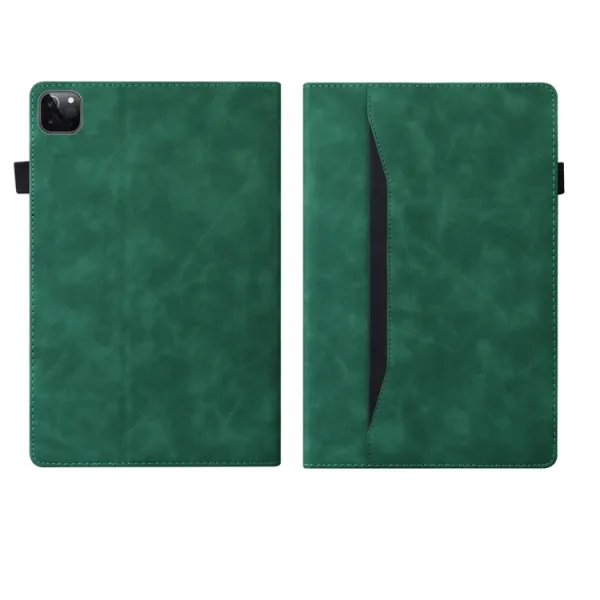 FLATY Zaklápacie puzdro pre Apple iPad Pro 13 2024 / M5 2025 zelené