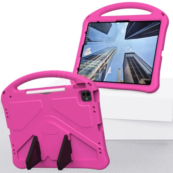 KIDDO Detský obal pre Apple iPad Pro 13 2024 / M5 2025 ružový