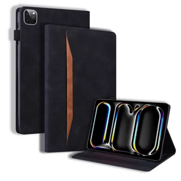 FLATY Zaklápacie puzdro pre Apple iPad Pro 11 2024 / M5 2025 čierne