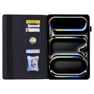 FLATY Zaklápacie puzdro pre Apple iPad Pro 11 2024 / M5 2025 čierne