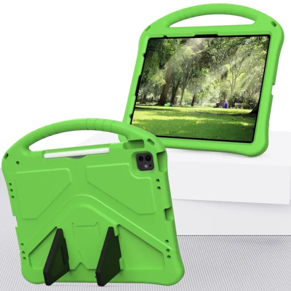 KIDDO Detský obal pre Apple iPad Pro 13 2024 / M5 2025 zelený