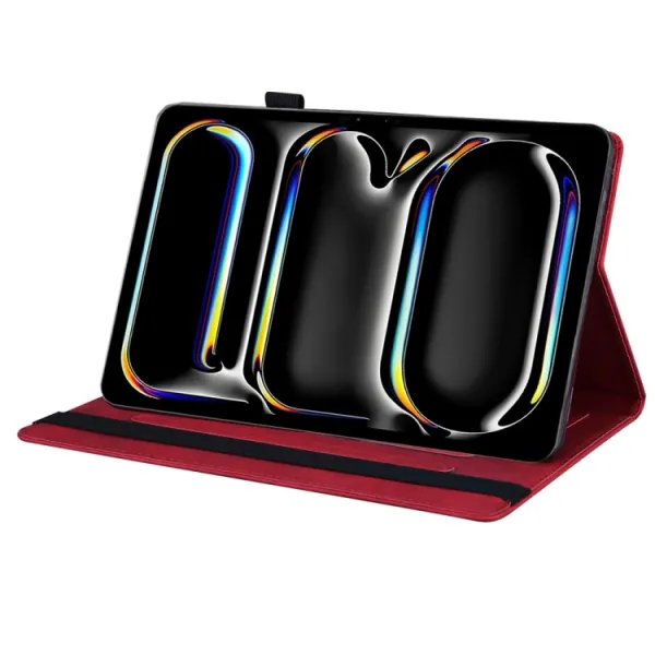 FLATY Zaklápacie puzdro pre Apple iPad Pro 11 2024 / M5 2025 červené