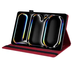 FLATY Zaklápacie puzdro pre Apple iPad Pro 11 2024 / M5 2025 červené