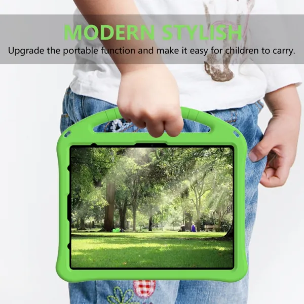 KIDDO Detský obal pre Apple iPad Pro 13 2024 / M5 2025 zelený