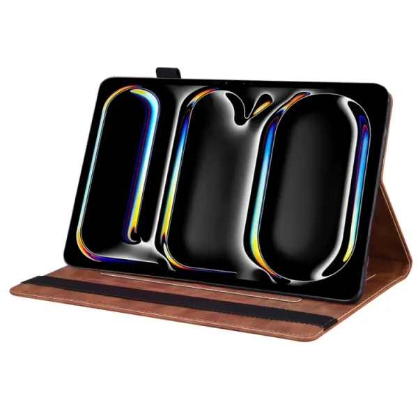 FLATY Zaklápacie puzdro pre Apple iPad Pro 11 2024 / M5 2025 hnedé