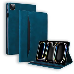FLATY Zaklápacie puzdro pre Apple iPad Pro 11 2024 / M5 2025 modré