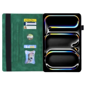 FLATY Zaklápacie puzdro pre Apple iPad Pro 13 2024 / M5 2025 zelené
