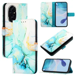 ART MARBLE Peňaženkový kryt pre Honor 200 GREEN