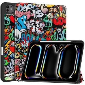 ART Zaklápacie puzdro pre Apple iPad Pro 13 2024 / M5 2025 GRAFFITI