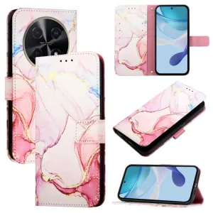 ART MARBLE Peňaženkový kryt pre Huawei Nova 12i ROSE GOLD