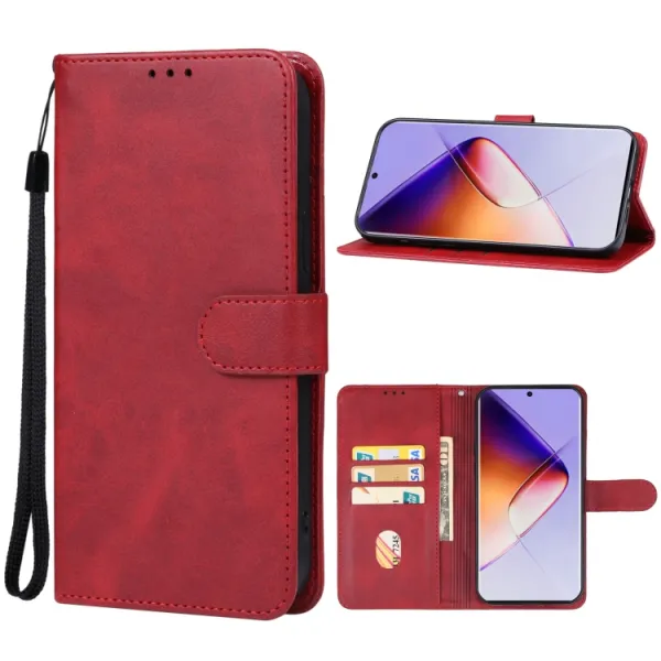 SMOOTH Peňaženkové puzdro pre Infinix Note 40 červené