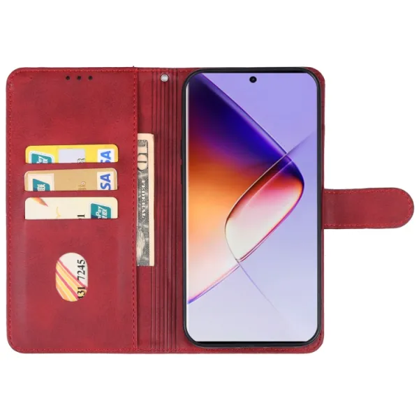 SMOOTH Peňaženkové puzdro pre Infinix Note 40 červené