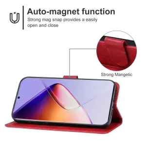 SMOOTH Peňaženkové puzdro pre Infinix Note 40 červené