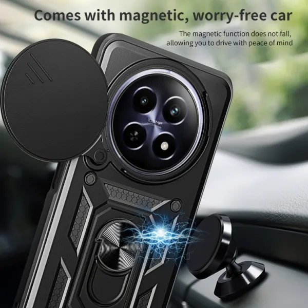 RING CAMERA Kryt s držiakom pre Realme 12 5G modrý