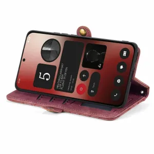 GEOM Peňaženkové puzdro pre Nothing Phone 2a / (2a) Plus červené