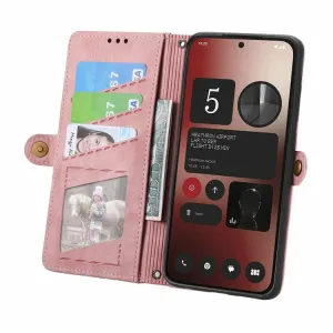 GEOM Peňaženkové puzdro pre Nothing Phone 2a / (2a) Plus ružové