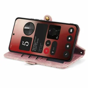 GEOM Peňaženkové puzdro pre Nothing Phone 2a / (2a) Plus ružové