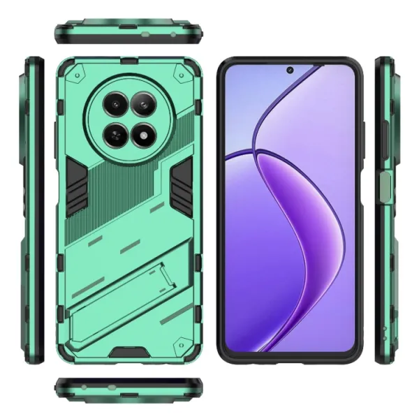 BIB Ochranný obal so stojanom pre Realme 12 5G zelený