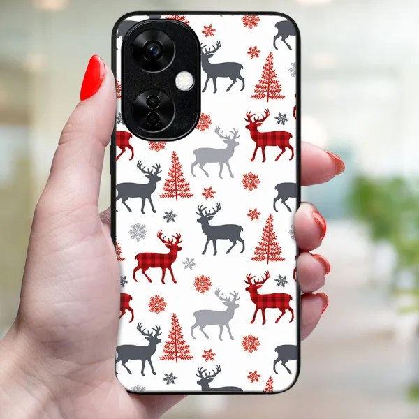MY ART Kryt s vianočným dizajnom OnePlus Nord CE 3 Lite 5G DEER (068)