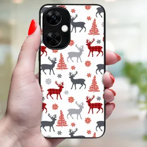 MY ART Kryt s vianočným dizajnom OnePlus Nord CE 3 Lite 5G DEER (068)