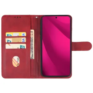 SMOOTH Peňaženkové puzdro pre T Phone 2 Pro červené