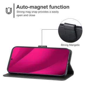 SMOOTH Peňaženkové puzdro pre T Phone 2 Pro čierne