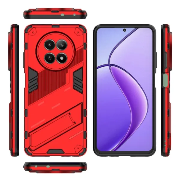 BIB Ochranný obal so stojanom pre Realme 12 5G červený