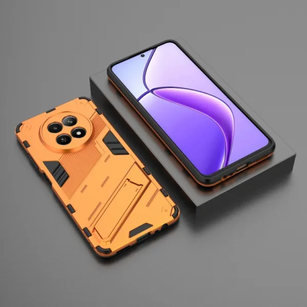 BIB Ochranný obal so stojanom pre Realme 12 5G oranžový