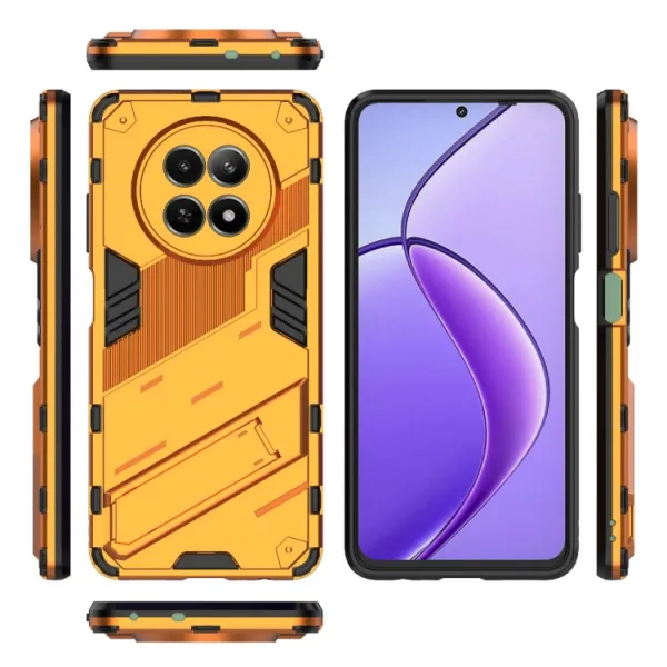 BIB Ochranný obal so stojanom pre Realme 12 5G oranžový