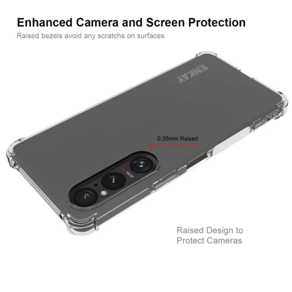 ENKAY AIRBAG Extra odolný kryt Sony Xperia 1 VI priehľadný