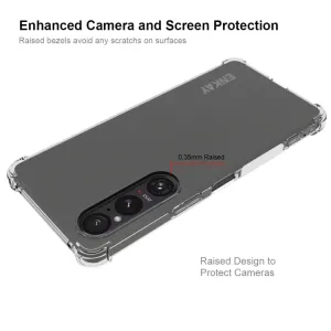 ENKAY AIRBAG Extra odolný kryt Sony Xperia 1 VI priehľadný