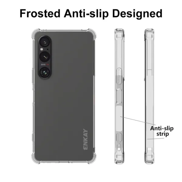 ENKAY AIRBAG Extra odolný kryt Sony Xperia 1 VI priehľadný
