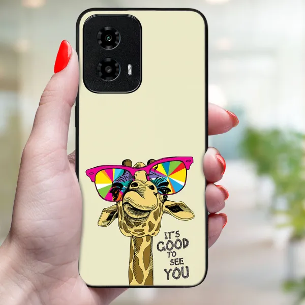 MY ART Ochranný kryt pre Motorola Moto G34 5G GIRAFFE (180)