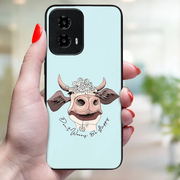 MY ART Ochranný kryt pre Motorola Moto G34 5G HAPPY COW (181)