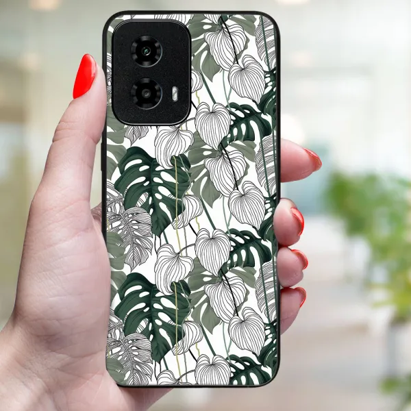 MY ART Ochranný kryt pre Motorola Moto G34 5G LEAF (175)