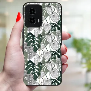 MY ART Ochranný kryt pre Motorola Moto G34 5G LEAF (175)