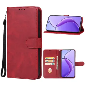 SMOOTH Peňaženkové puzdro pre Realme 12 5G červené