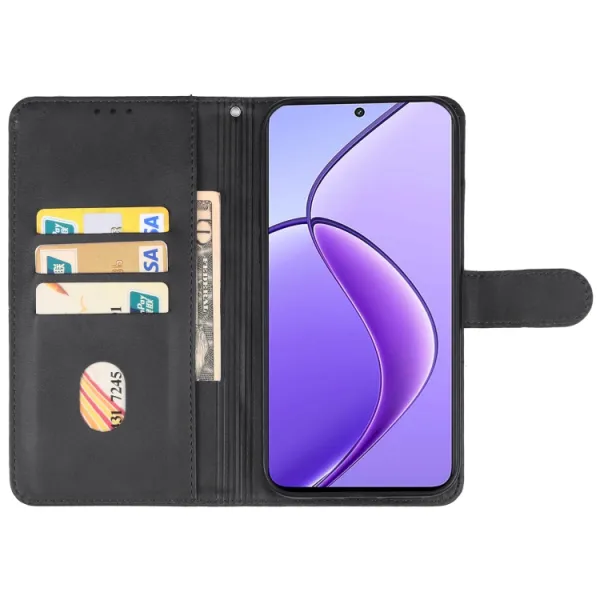 SMOOTH Peňaženkové puzdro pre Realme 12 5G čierne