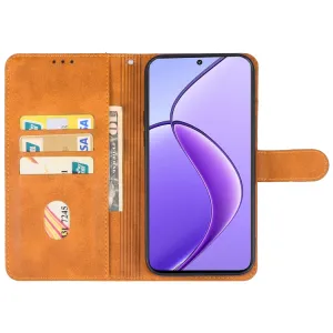 SMOOTH Peňaženkové puzdro pre Realme 12 5G hnedé