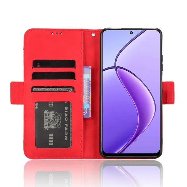 SLOT Peňaženkový obal pre Realme 12 5G / Realme 12x 5G červený