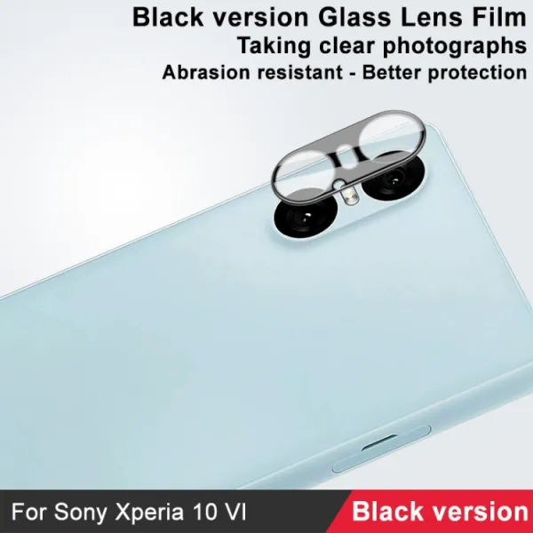 IMAK FULL COVER Sklo pre fotoaparát Sony Xperia 10 VI čierne