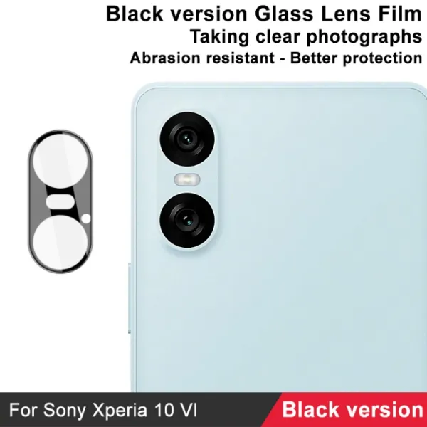 IMAK FULL COVER Sklo pre fotoaparát Sony Xperia 10 VI čierne