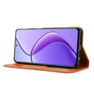 BUSINESS Peňaženkové puzdro pre Realme 12 5G / Realme 12x 5G hnedé