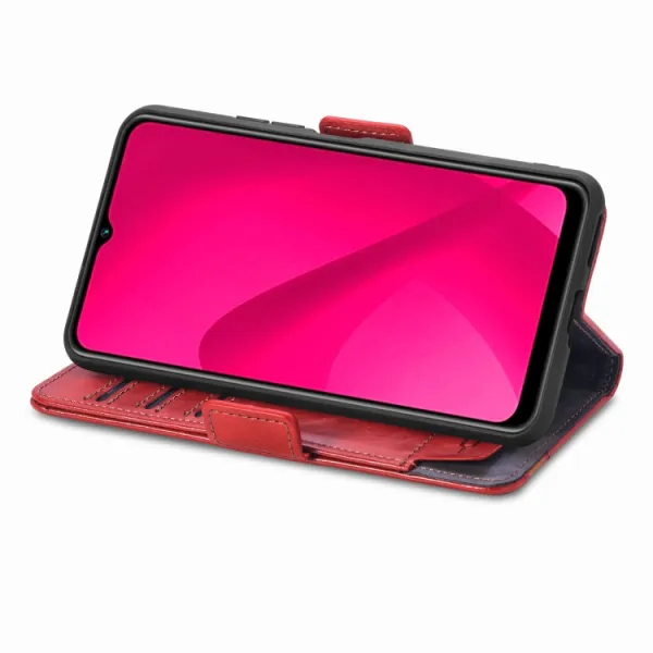 CASENEO Peňaženkové puzdro pre T Phone 2 Pro červené