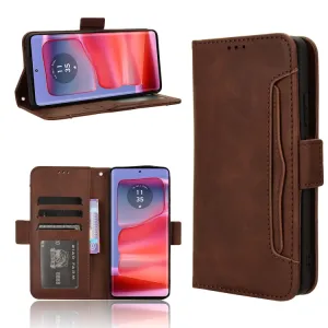 SLOT Peňaženkový obal pre Motorola Edge 50 Pro hnedý