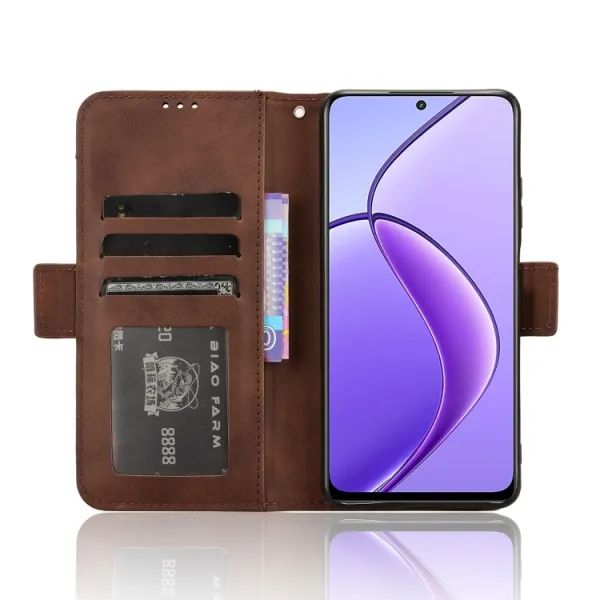 SLOT Peňaženkový obal pre Realme 12 5G / Realme 12x 5G hnedý