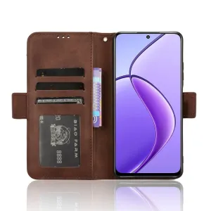 SLOT Peňaženkový obal pre Realme 12 5G / Realme 12x 5G hnedý